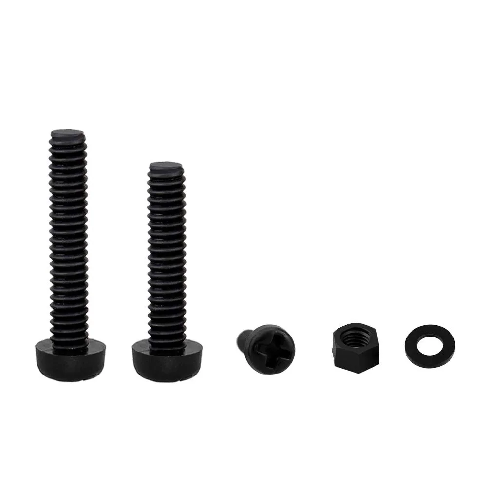 Screw Bolt Nut Set Screw Washer Nut Kit 270Pcs Metric M2 M2.5 M3 M4 M5 Nylon Phillips Pan Head Screws Nut Washer Assortment Kit