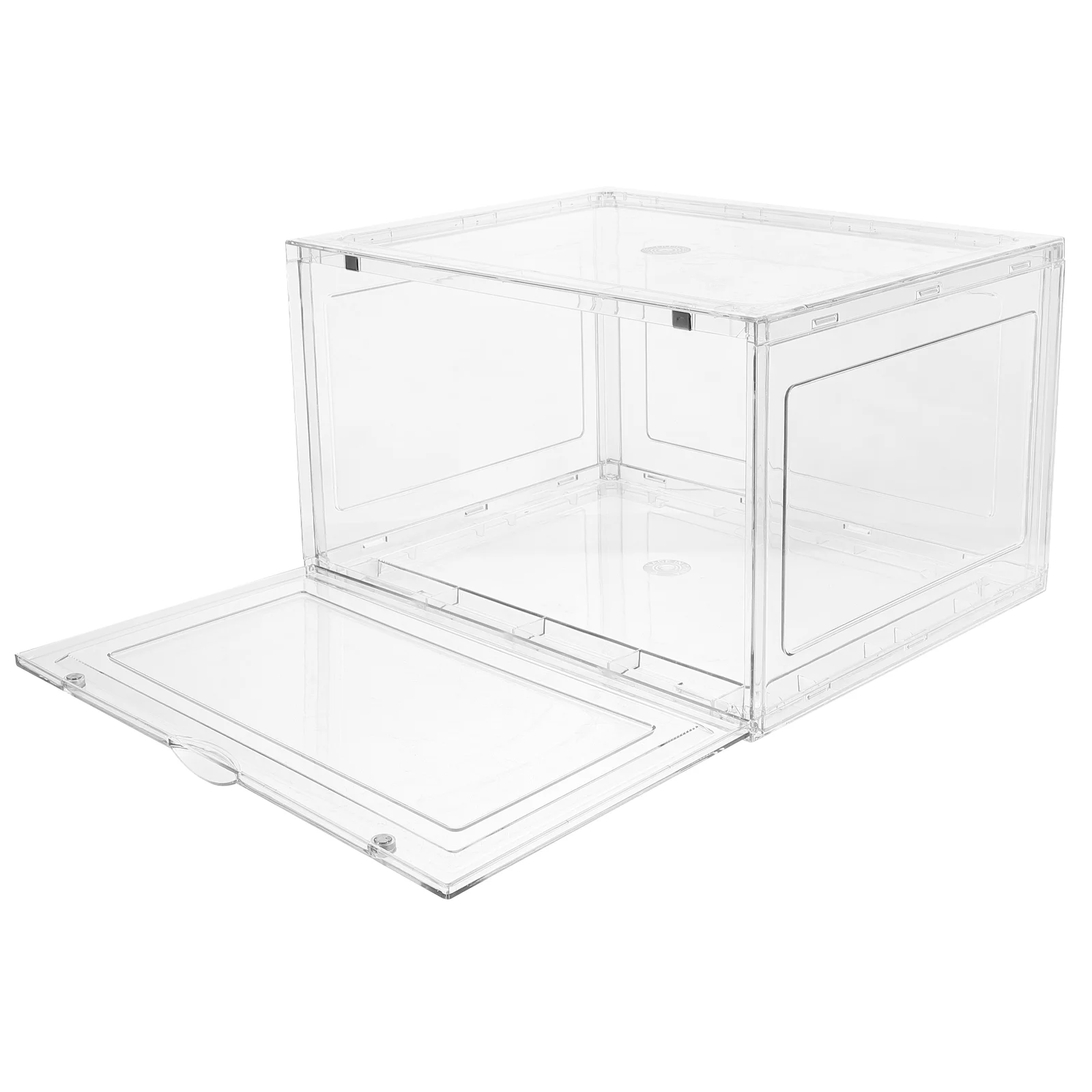 

Large Capacity Transparent Bread Box Kitchen Rack Storage Bin for Countertop Bakery Boxes Household Holder The Pet Container