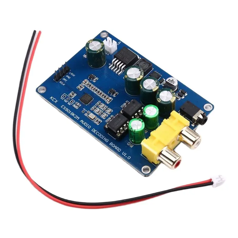 JABS-ES9018K2M DAC 디코더 보드용 I2S Hi-Fi 오디오 디코더 보드용 오디오파일 등급 디코더 보드