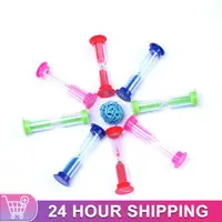 6Pcs Sand Timer Plastic Hourglass Timer Colorful Sandglass Hourglass Small 30sec/1min/2mins/3mins/5mins/10mins Sand Clock Timer 1