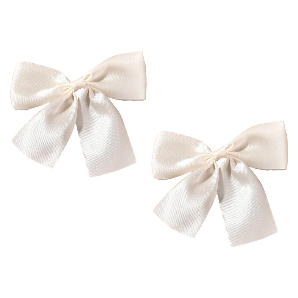 

2pcs Bow Hair Clip Sweet Bowknot Barrettes Hair Decoration for Back Hair
