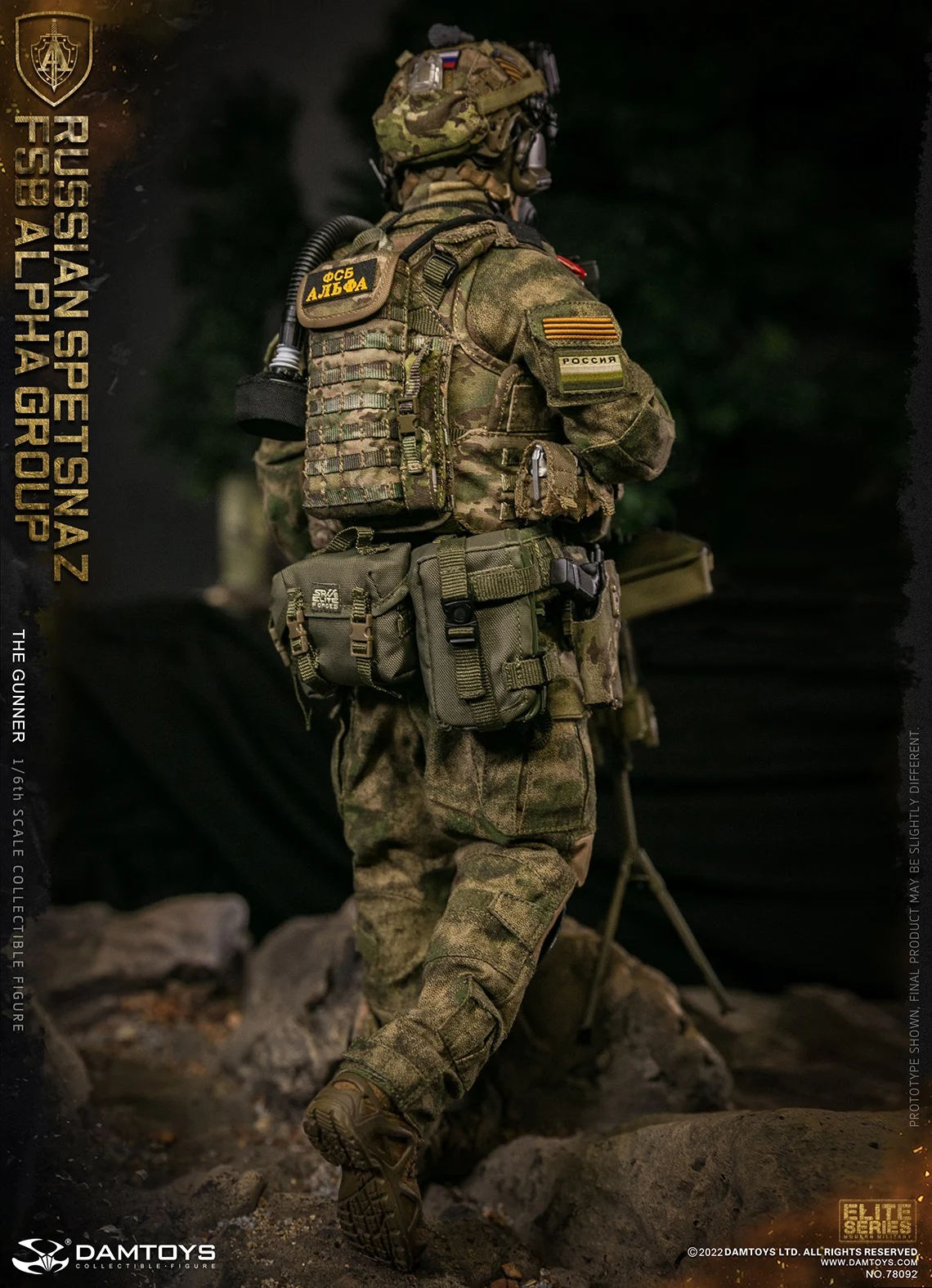 DAMTOYS DAM 78092 1/6 Scale Male Soldier Russian Spetsnaz