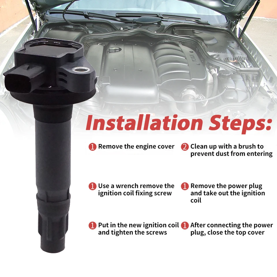 イグニッションコイル 7t4z-12029-E 6個 車用イグニッションコイル