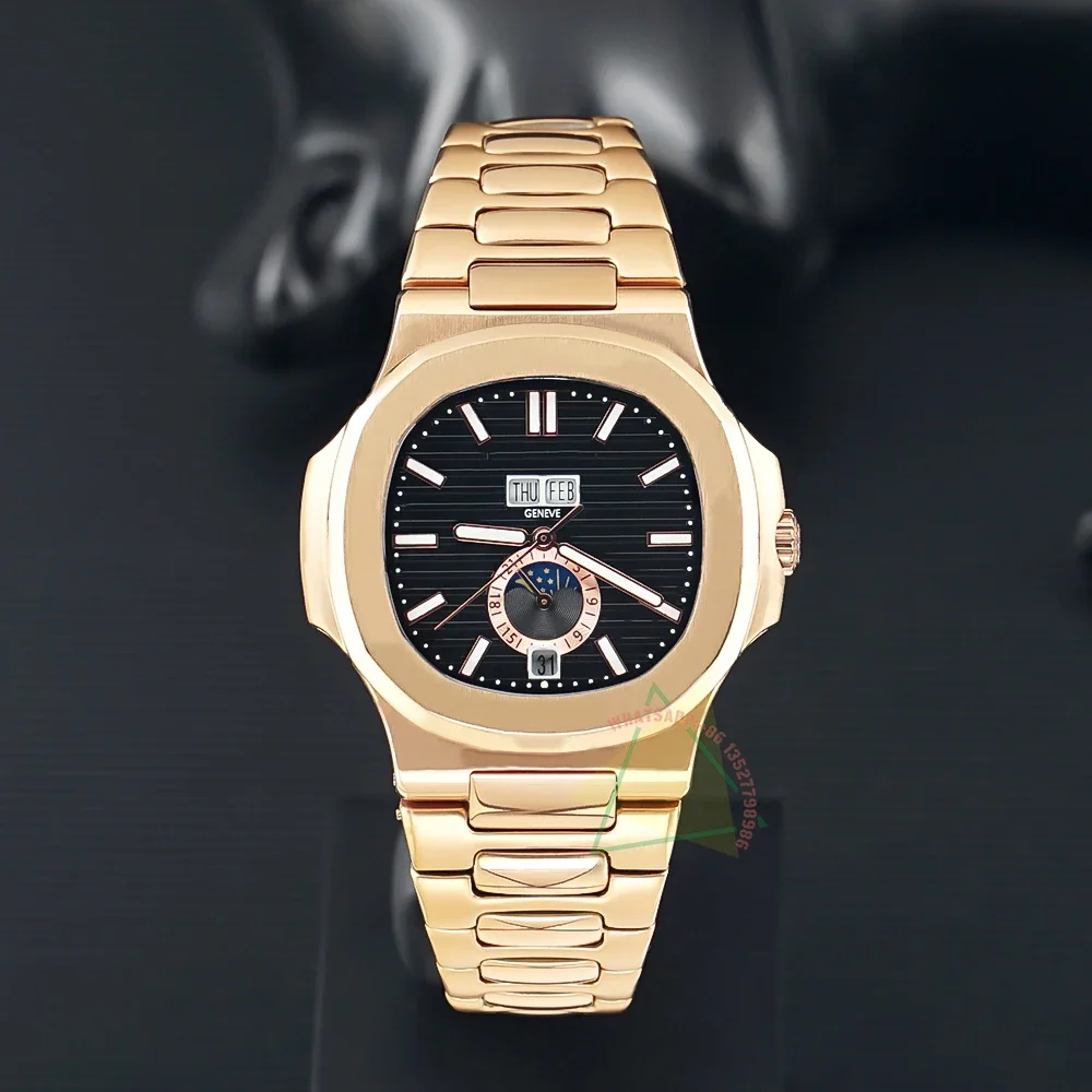 

2023 New Sport Elegant Men's Automatic Watch 40mm Blue Dial 5726 Steel Case with Steel Strap Relogio Masculino