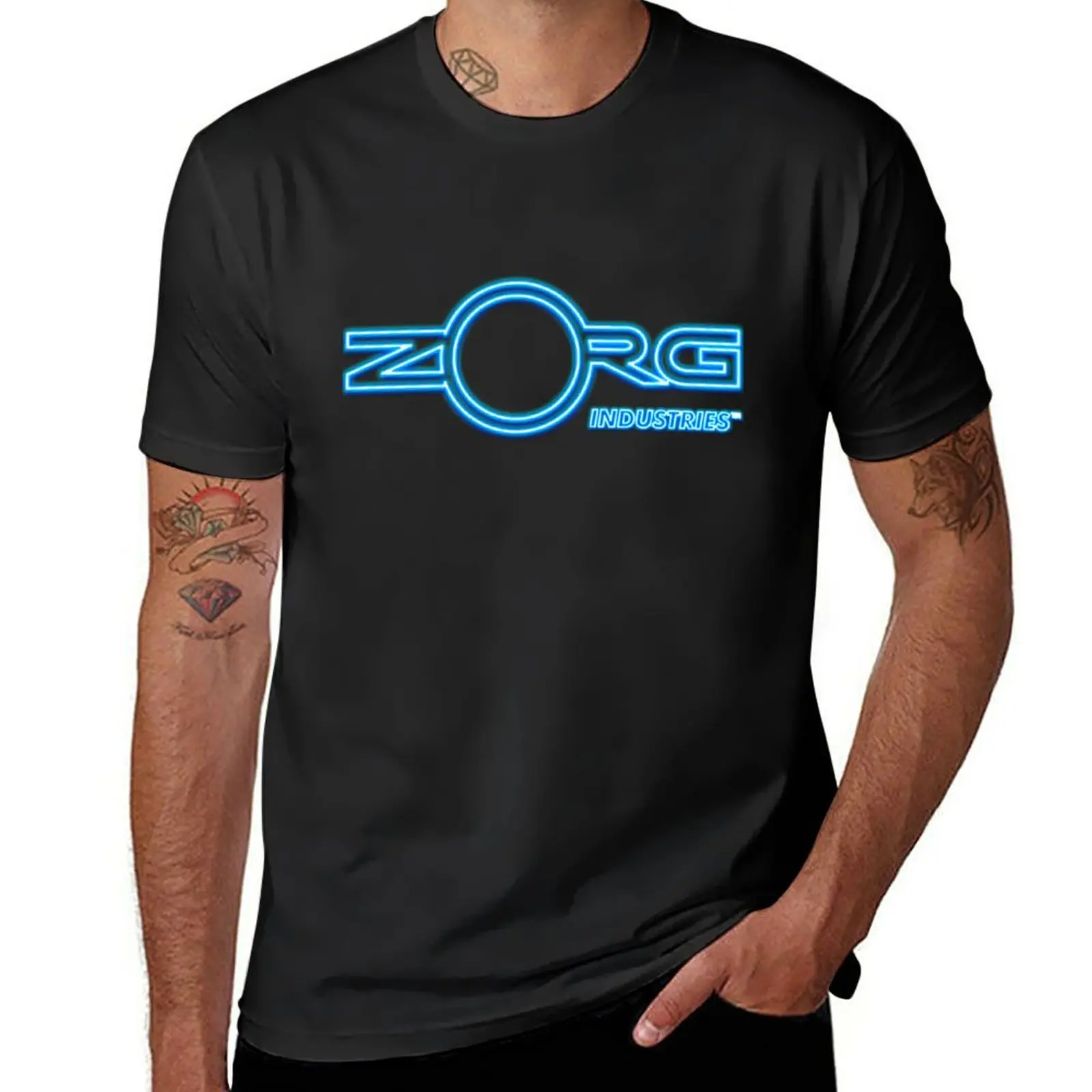 

ZORG INDUSTRIES T-Shirt vintage Aesthetic clothing anime clothes men t shirts