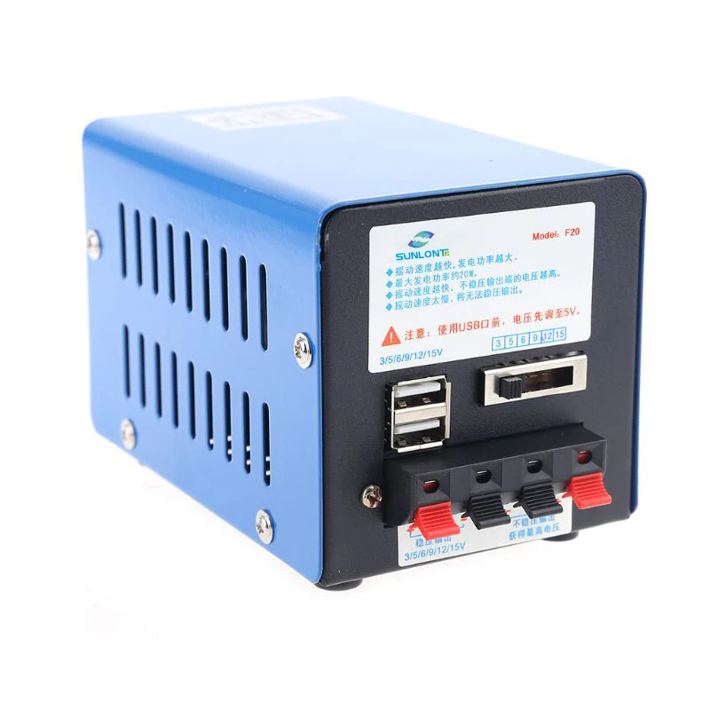 Outdoor Portable Multifunction Emergency Survival Hand Crank Charge