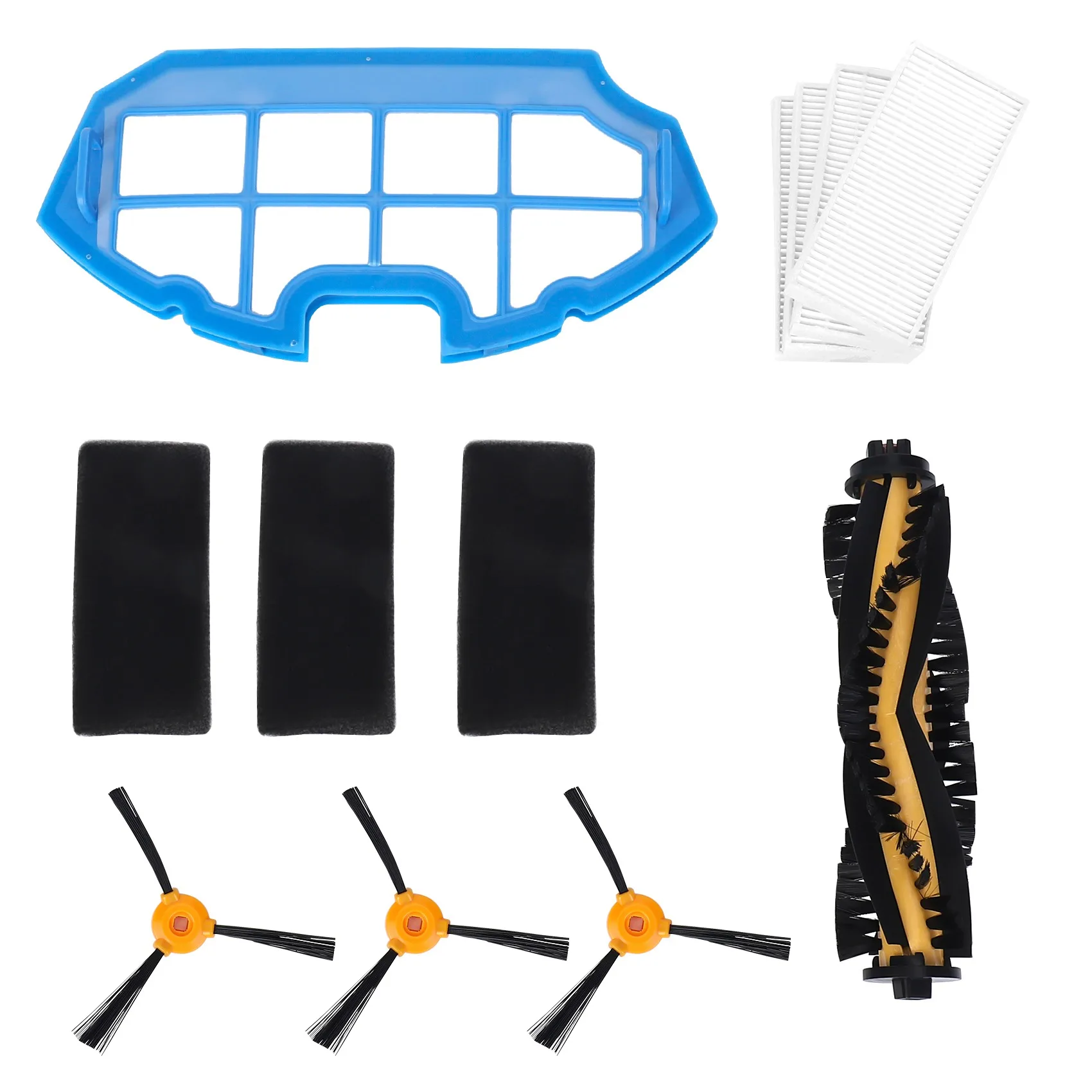 Hepa-Filter Side Brush Primary-Filter For Ecovacs Deebot N79S N79 Eufy Robovac 11 11C For Conga Excellence 990 Brush Cover
