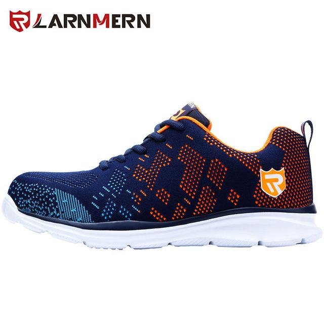 Larnmern Veiligheidsschoenen Voor Mannen Lek Proof Stalen Neus Werkschoenen Anti-Slip Bouw Sneakers