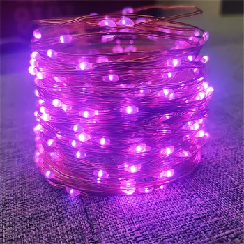Outdoor LED Solar Fairy String Lights Waterproof Garden Decoration Garland 8Modes Copper Wire Light For Street Patio Christmas 2
