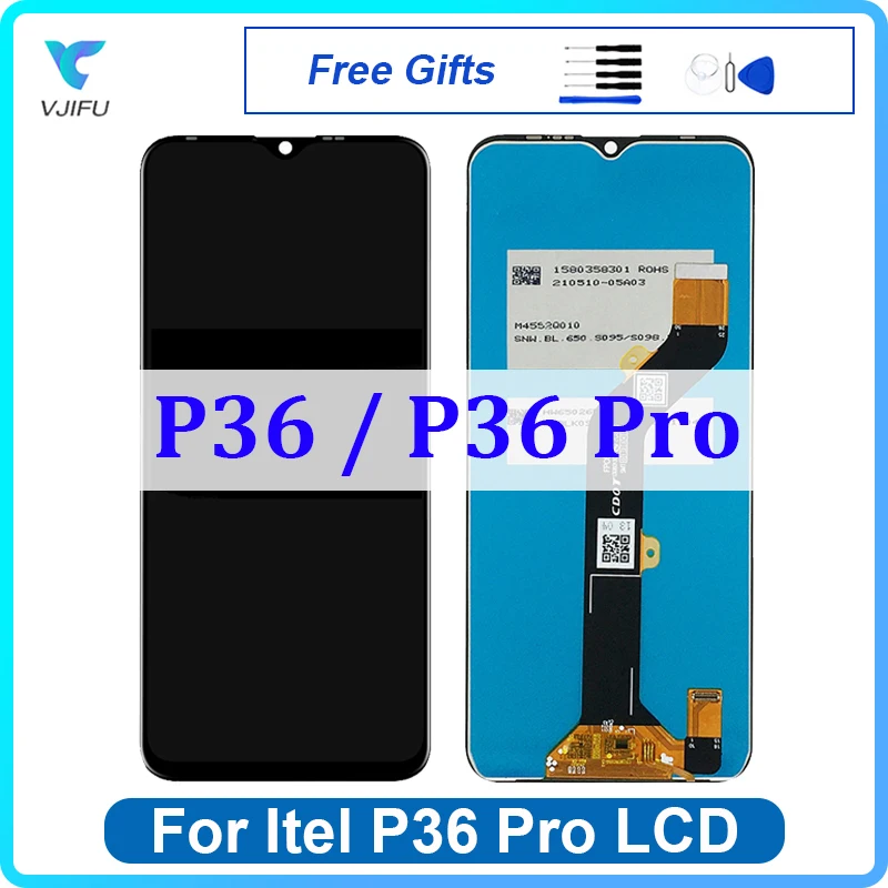 

Оригинальный ЖК-дисплей 6,52 дюйма для Itel P36 Pro W6501, дисплей, детали для замены телефона, 100% Протестировано