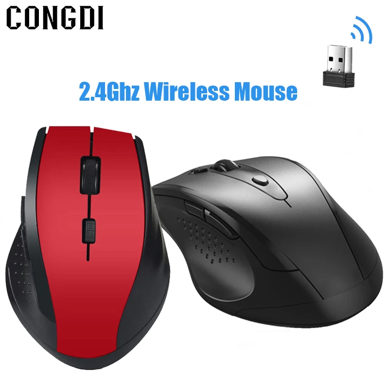 Mouse Wireless Da 2.4Ghz Per Pc Desktop Laptop Gaming Laptop Mouse Wireless Da Gioco Opto-Elettronico Con Ricevitore Usb Per Windows 10 11