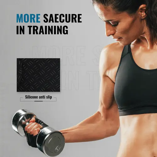 WRELS Gym Fitness Gloves For Women, Breathable Half Finger Anti-Slip Gloves For Bicycle Cycling Weight Lifting Yoga - Image 5