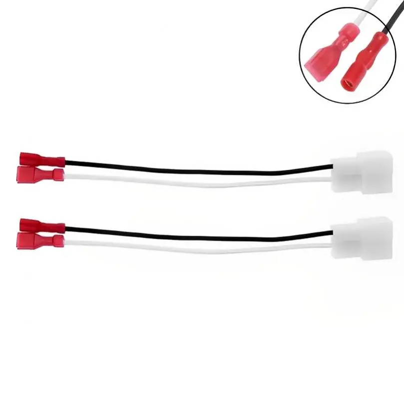 2pcs ABS Car Auto Door Speaker Connector Harness Wire Adapter Fit for Volkswagen / Subaru / Suzuki