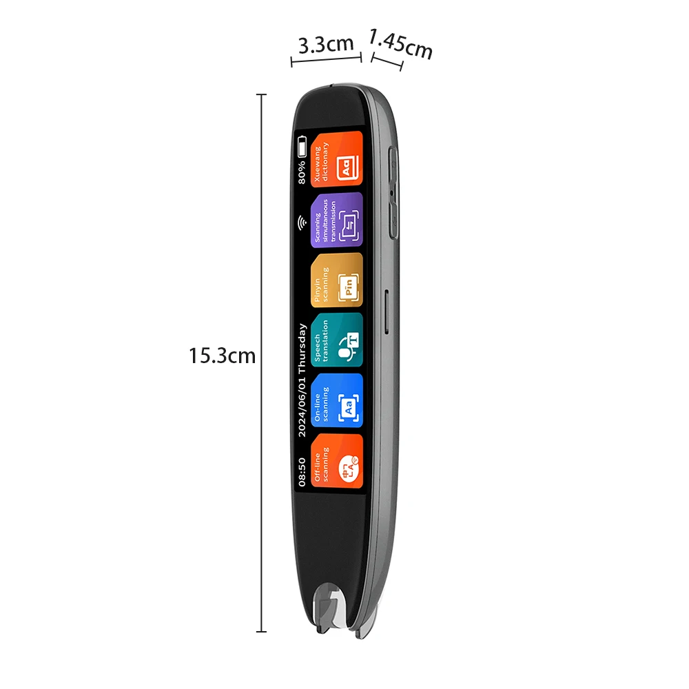 Dictionary Translation Pen Scan Reader Device Text Scanning Reading Translator WiFi/BT Connection 142 Languages Online Translate