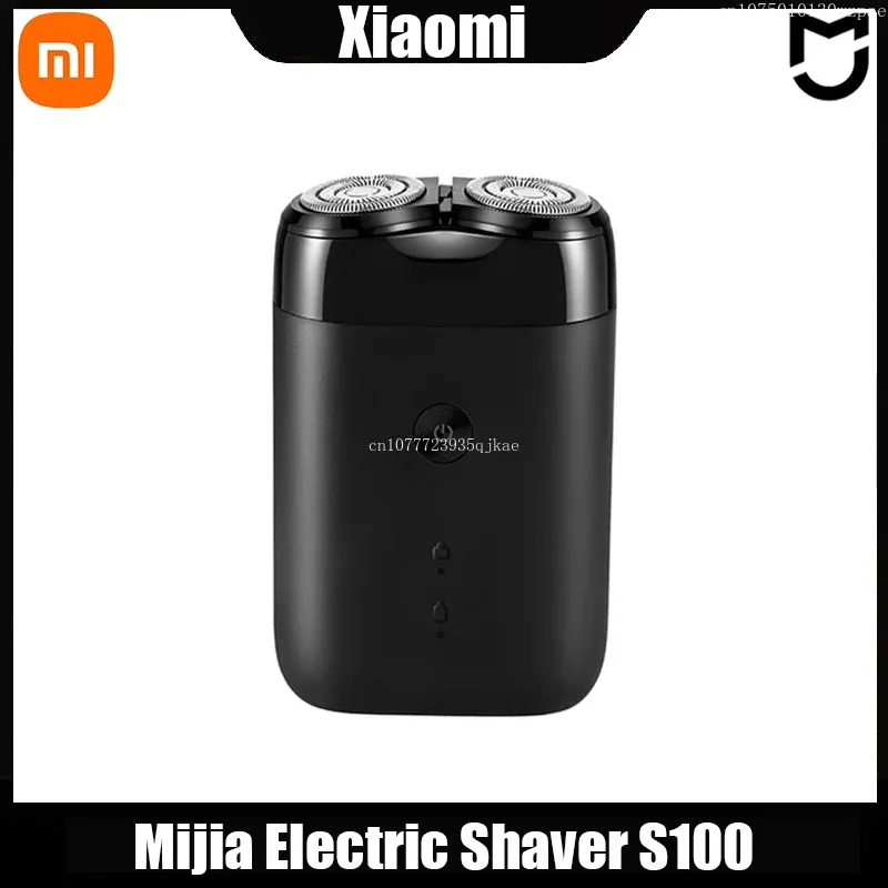 XIAOMI MIJIA S100 Electric Shaver Twin Blade Portable Dry Wet Razor Beard Trimmer Cutter USB Rechargeable For Men Razors Machine