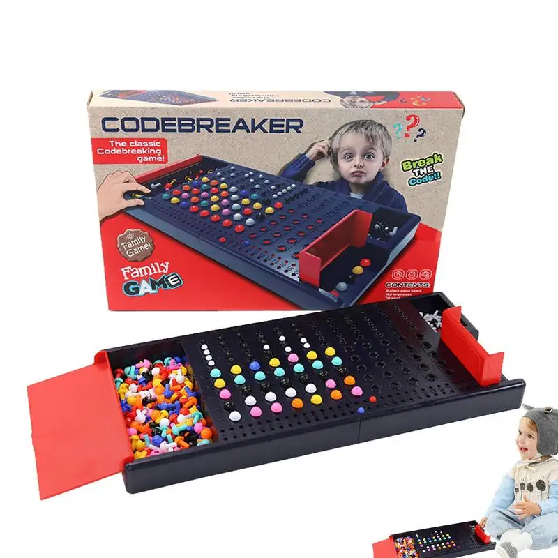 

Secret Code Breaker Game Fun Strategy Board Games For Kids STEM Educational Board Game With Multiple Code Combinations To