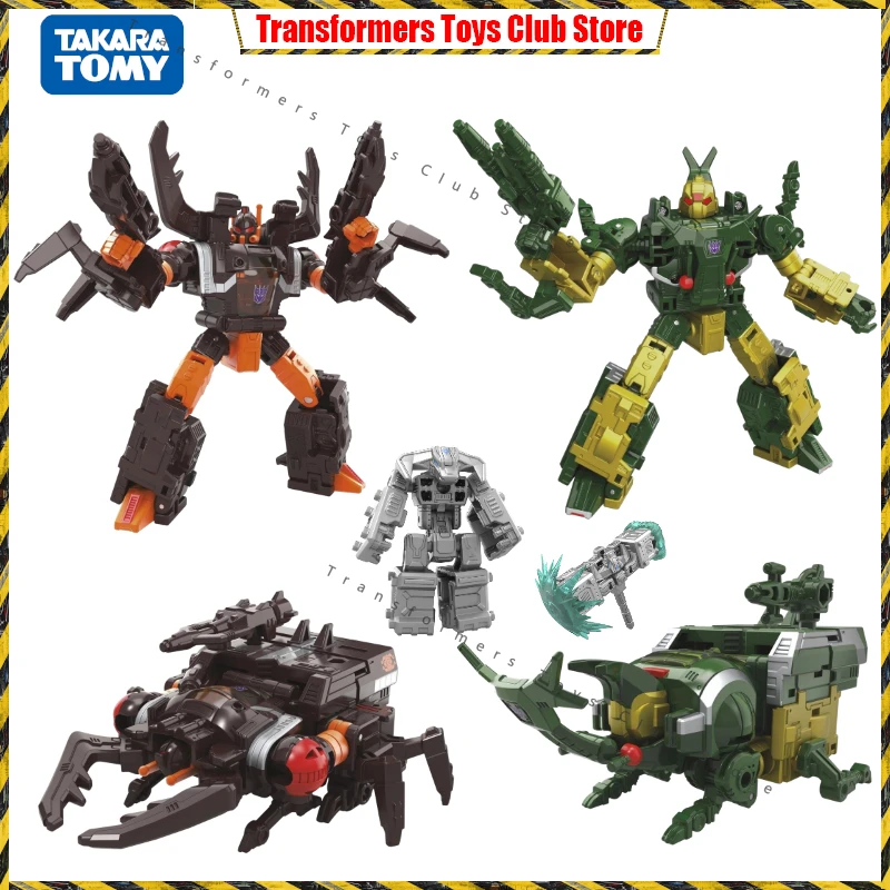 

NEW TAKARA TOMY Transformers Legacy United Doom ‘n Destruction Chop Shop Barrage Set Action Figure Model Toy Gift