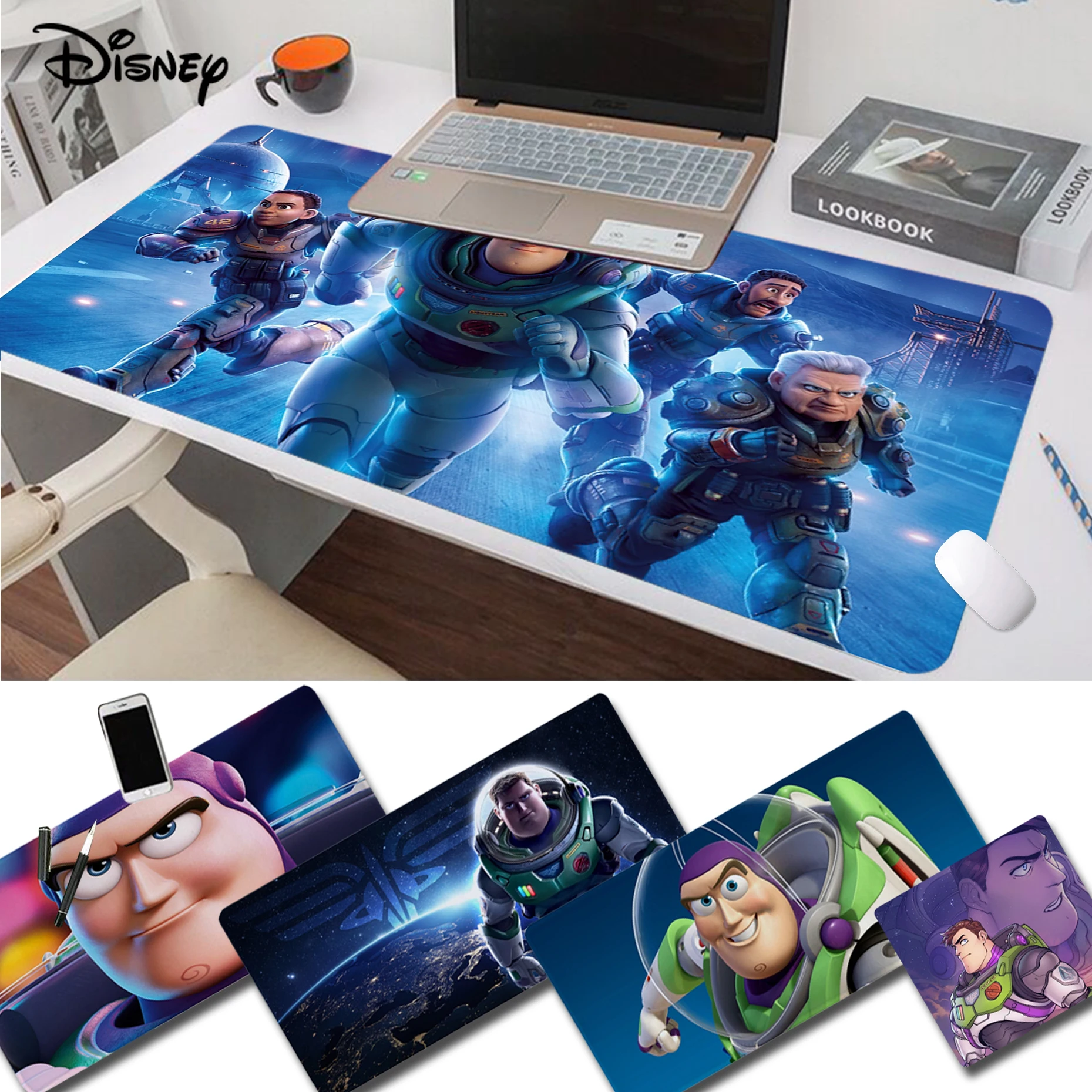 

Disney Lightyear Cute Large Mouse Pad PC Computer Mat Size For Keyboards Mat Boyfriend Gift