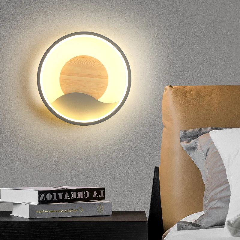 

New Wall Lamps Bedroom Decoration Aisle Simple Modern Living Room TV Background Light Fixture Bedside Reading Acrylic Wall Light