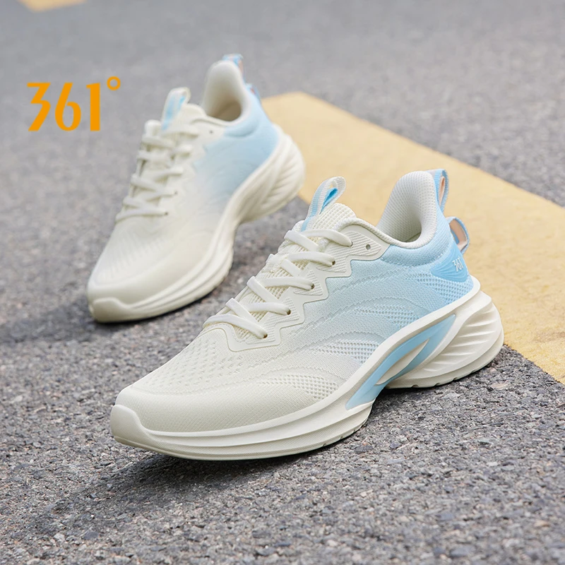 

361 Degress Women's Sports Shoes Retro Wear-Resistant Shock-Absorbing Trendy Breathable Casual Running Female Snakers 682412236