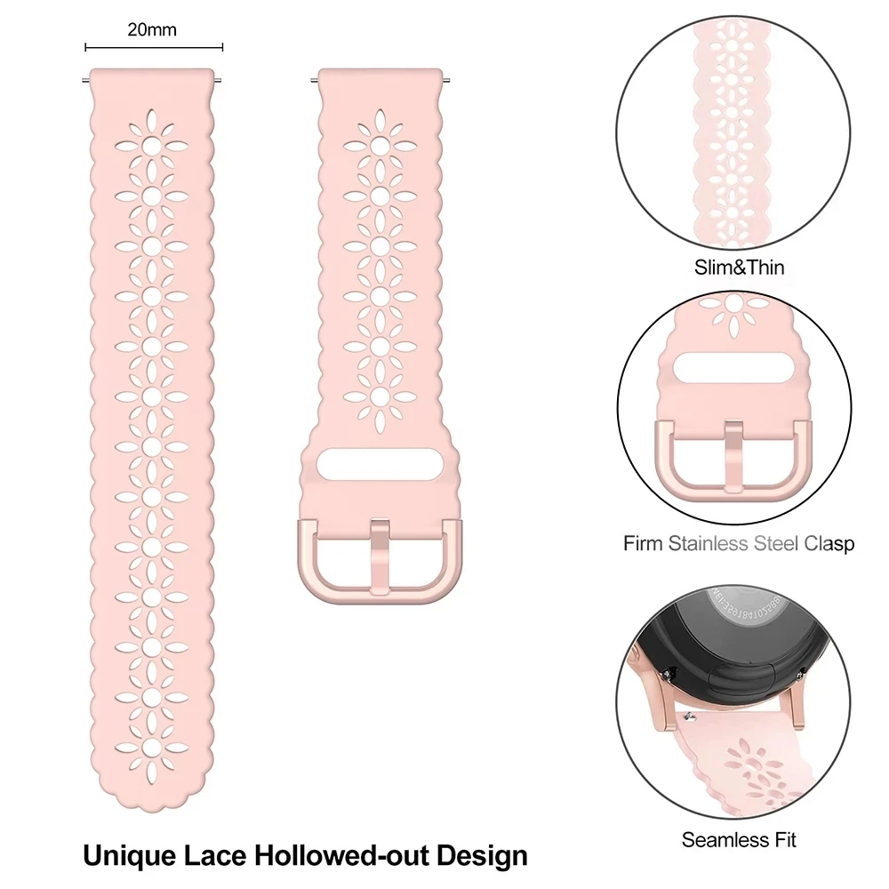 Deluxe 20mm Lace Wrist Strap
