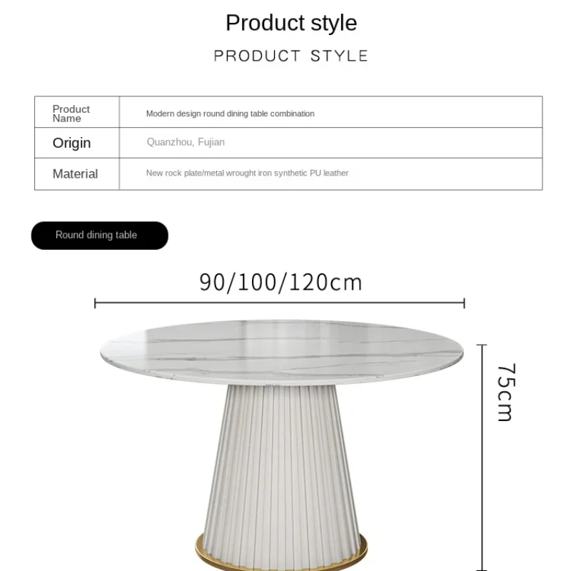 Dining Table Set Small Apartmen Dining Table Round Center Nordic White Coffee Tables Chairs Organizer Muebles Living Room Furniture