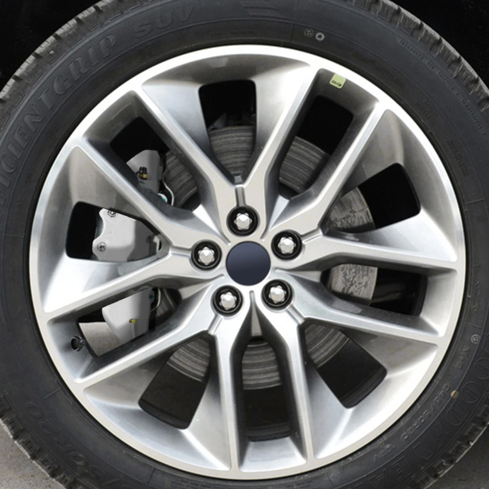 Brake Caliper Cover 1Pair Car Disc Brake Caliper Covers Universal High Gloss Heat Resistant 3d Disc Car Covers brake dust covers