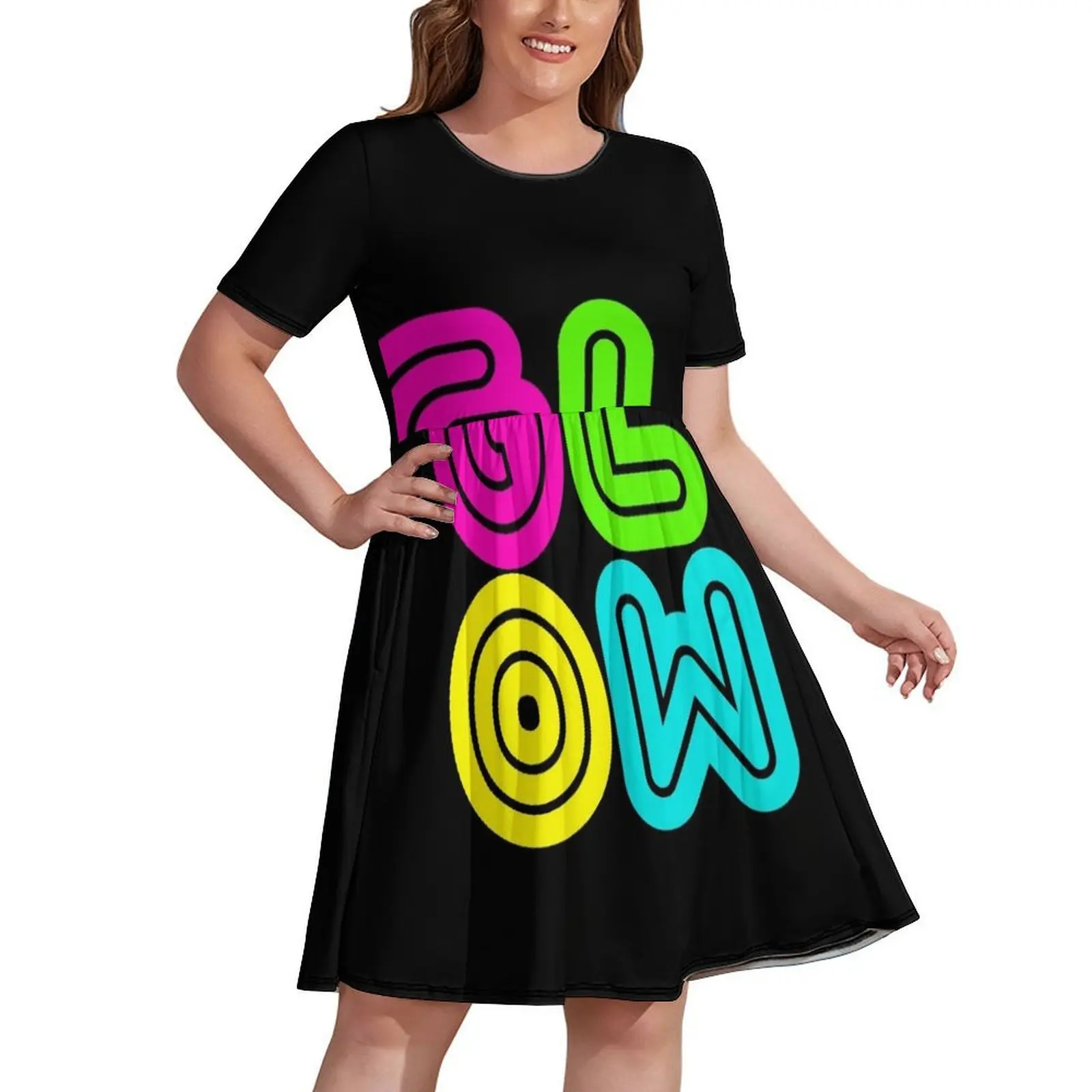 

GLOW - 80s Party Birthday design Dress dress for woman Aesthetic clothing evening dress women Women's summer dresses