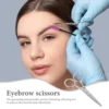 Single Blade Razor Women Scissors Barber Clippers Brow Face Hair 304 Stainless Steel 5