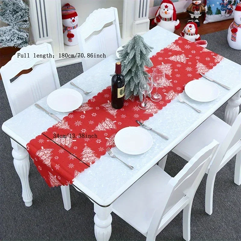 Christmas Decoration Tablecloth Creative Restaurant Hotel Printed Tablecloth
