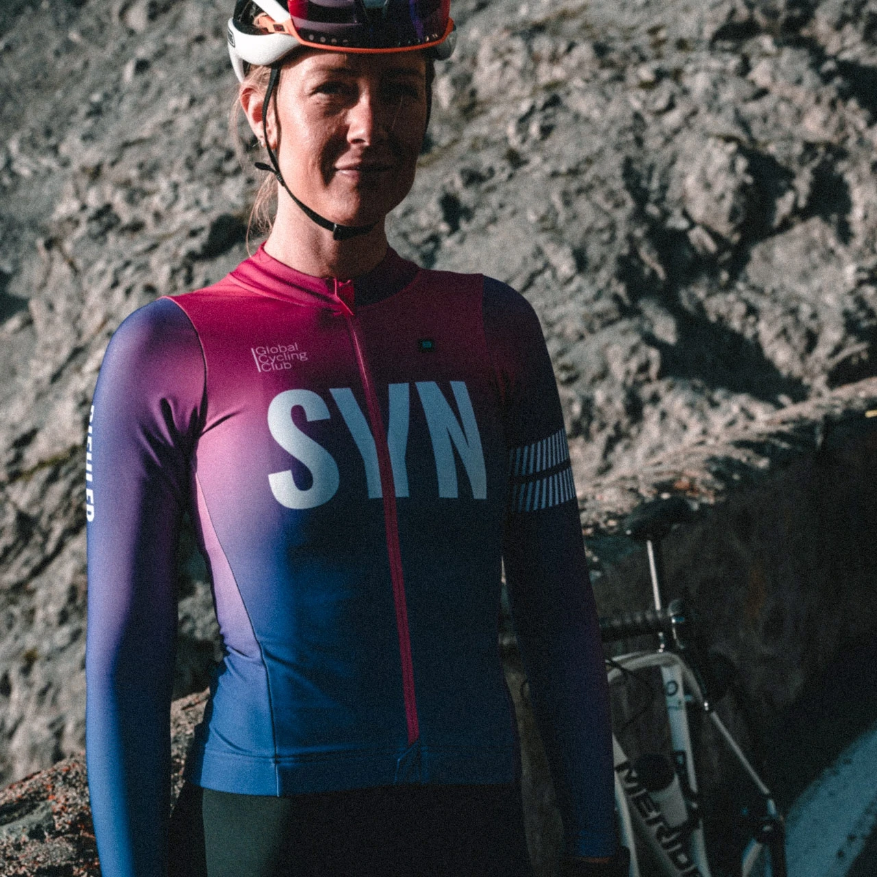 Spring/Summer Women's Long Sleeve Cycling Jersey Quick Dry Close-Fitting Road Racing Top by SYN CAND RUSH MTB Cycling Shirts