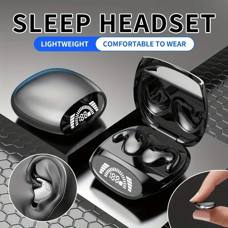 Sleep Invisible Earbuds Tiny Mini Headphones Hidden Noise