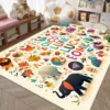 Soft Fluffy Children's Room Carpet Baby Early Childhood Education Crawl Non-slip Floor Mat Washable Kid Bedroom Decor Rugs Ковер 1