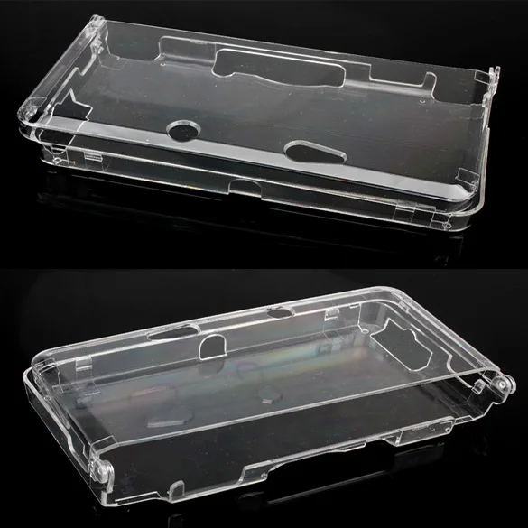 Clear Crystal Protective Hard Case Cover Transparent Protective Clear Crystal Hard Guard for 3DS Gaming Accessory