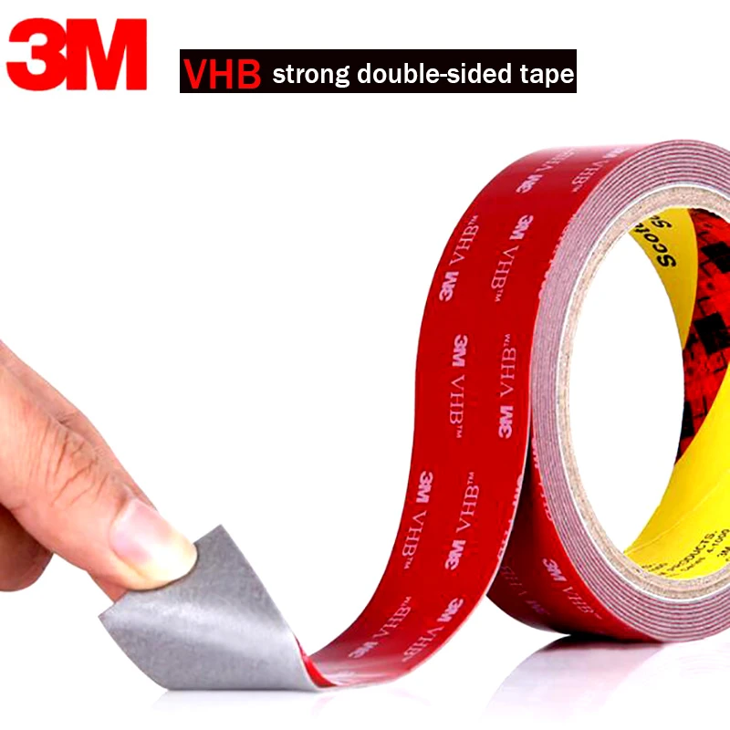 Snelkoppelingen Wasserette opgroeien 1Pc Dikke 0.8Mm X 3M Auto Speciale Dubbelzijdige Tape 3M Vhb Grijs Sterke Tape  3M Dubbelzijdige Tape Ecor En Kantoor Decoratie|null| - AliExpress