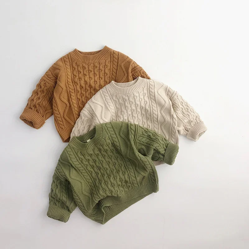 Autumn Cotton Kids Knitwear Sweater