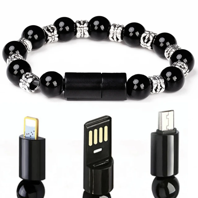 Wrist Band Bracelet USB Charger Sync Cable Phone Accessory Date USB for  Iphone | eBay