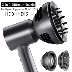 Enhanced Automatic Curling Nozzle Attachment for Hair Dryers - Upgraded 30mm & 40mm (2 - in - 1 Diffusion)