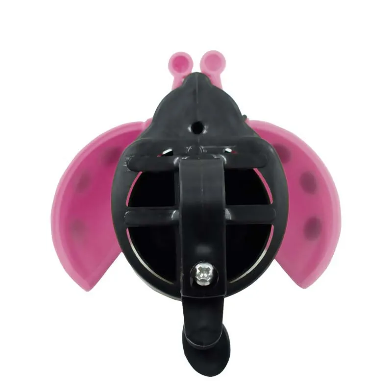 Bicycle bell Cute Cartoon Ladybug Shaped Bike Bell Children Balance Car Bicycle Hand Press Small Bells Easy Operation Sports Accessory