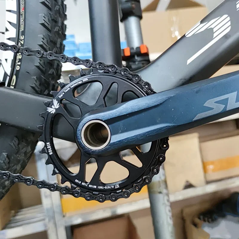 BURGTEC 32T チェーンリング SHIMANOダイレクトマウント BURGTEC＊オーバル ワイド＆ナロー チェーンリング - スポーツ