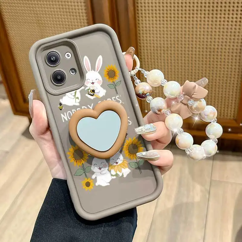 Chic Sunflower Phone Case Set with Lanyard and Stand - 3 Piece Bundle