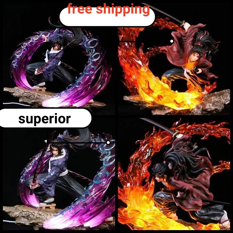 

36cm Demon Slayer Figures Kochou Shinobu GK Anime Figures PVC Statue Model Kimetsu No Yaiba Figurine Ornament Kid Christmas Gift