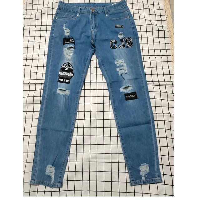 Men's jeans with different styles