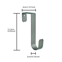 Nordic Minimalist Door Hook - Space-Saving Hanging Storage Solution, 3kg Capacity - L (Retro Green)