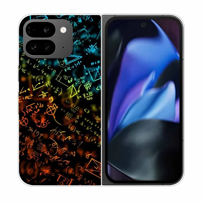 Clear Hard PC Back Cover with Cartoon Design