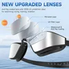 Findway Adult Swimming Goggles UV Protection Soft Silicone Nose Pad Replaceable Anti-Fog Leakproof Men Women Swimming Glasses 2