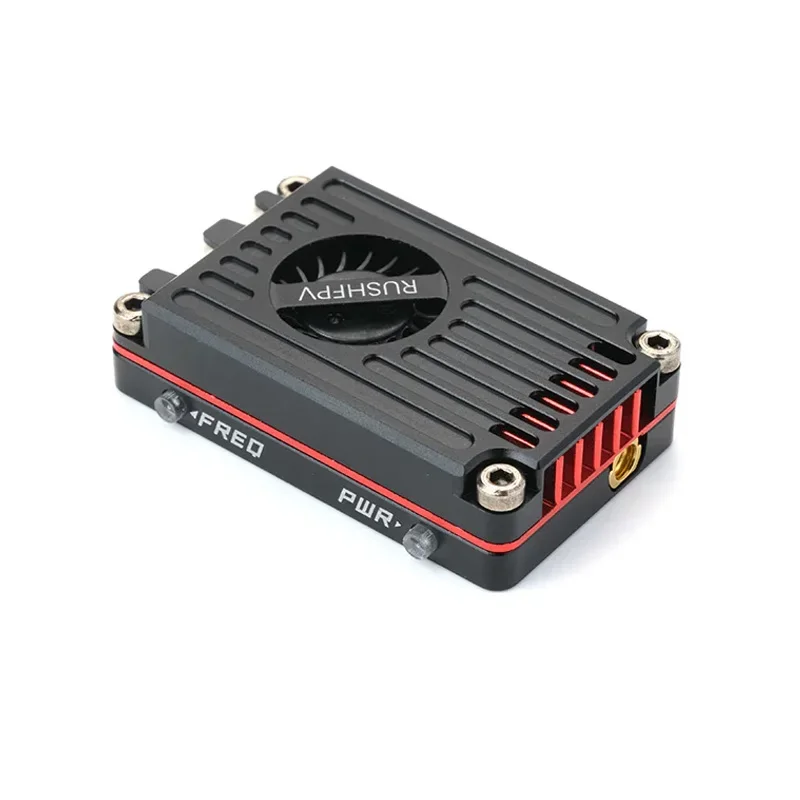 RUSH TANK MAX SOLO 5.8GHz 2.5W High Power 48CH VTX Video Transmitter with CNC shell for RC FPV Long Range Fixed-wing Drones DIY 3