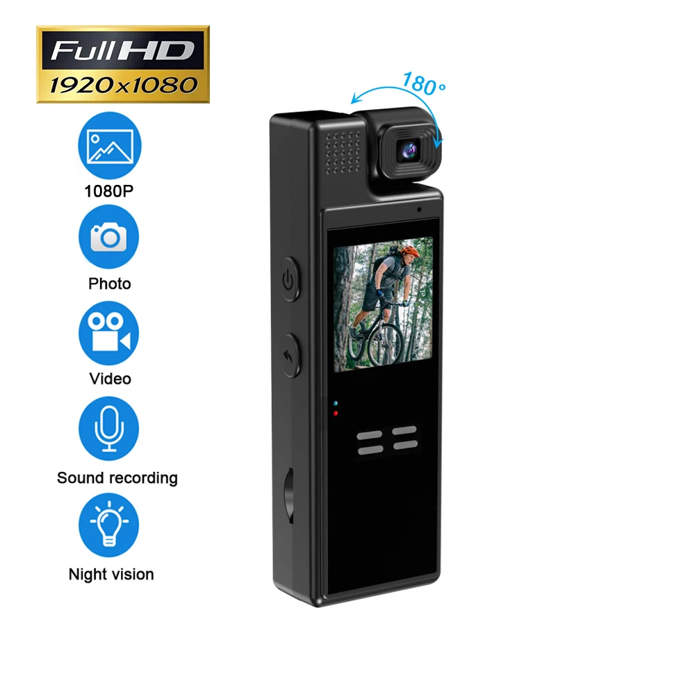1080PFullHDMiniCameraPortableDigitalVideoRecorderBodyCamera
