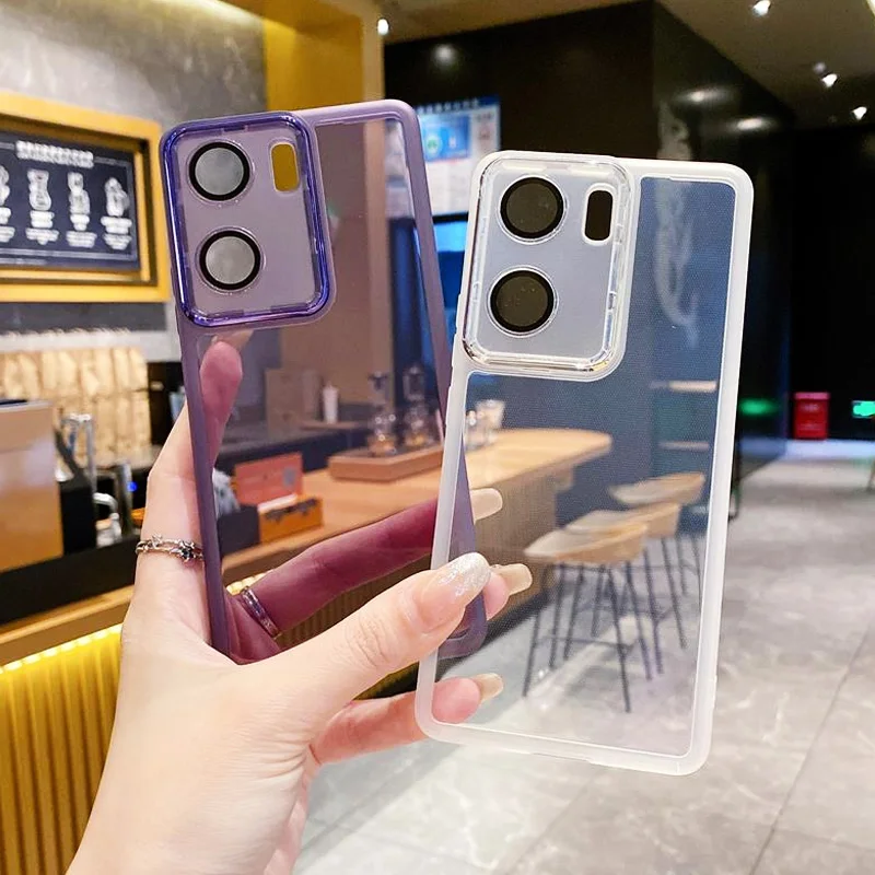 Transparent Silicone Case with Camera Lens Protection