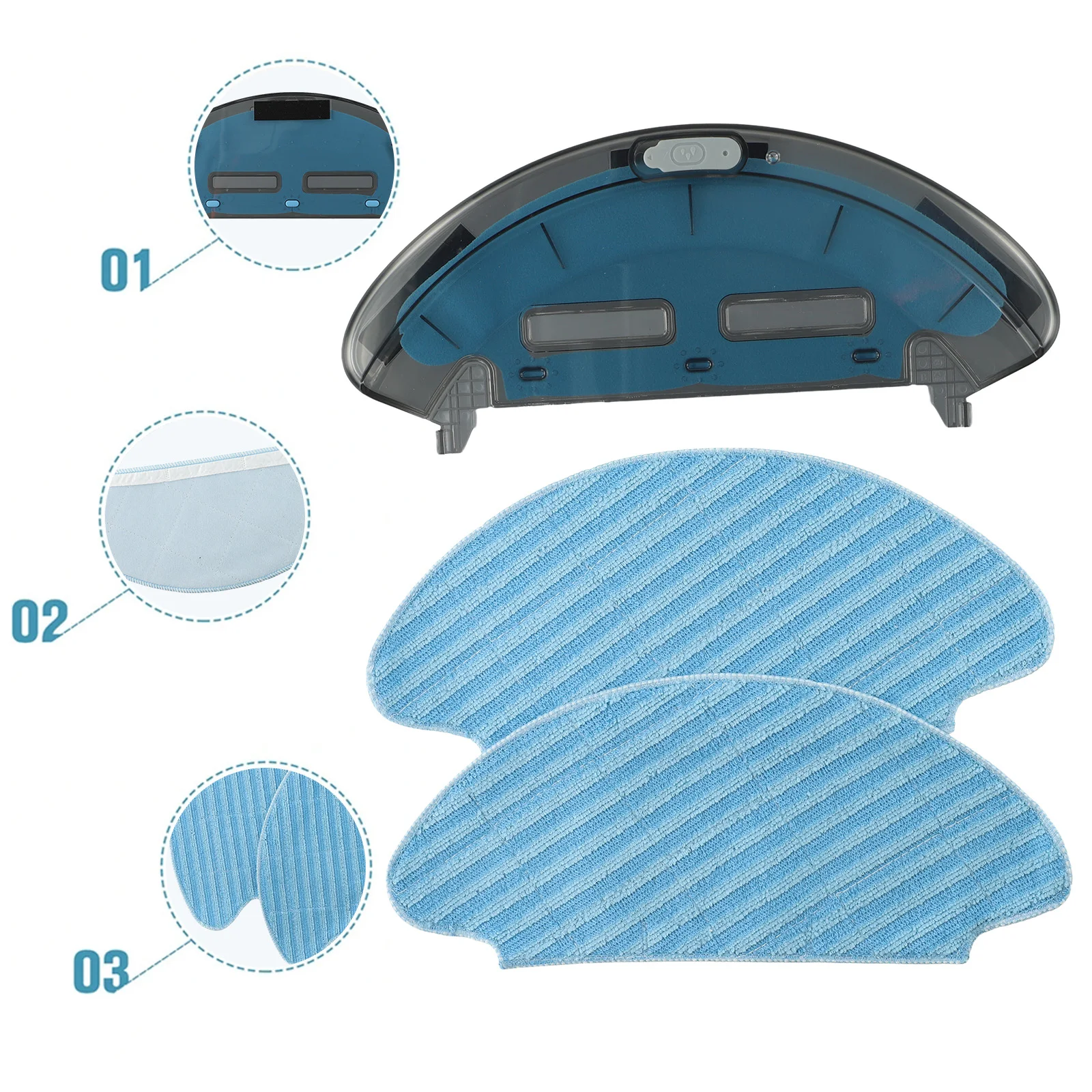 

Mop Cloth Mop Plate Accessories Easy To Install Exquisite For Medion MD 19601 Highly Matched Large Capacity Replacement